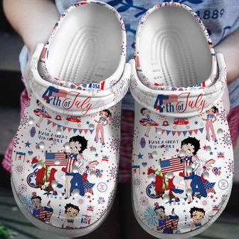 Betty Boop Cartoon Crocs Crocband Clogs Shoes | Favorety