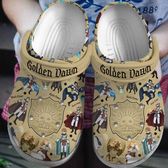 Black Clover Movie Crocs Crocband Clogs Shoes - Monsterry