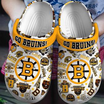 Boston Bruins Nhl Sport Crocs Crocband Clogs Shoes | Favorety