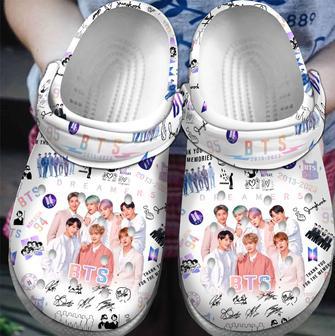 Bts Music Crocs Crocband Clogs Shoes For Men Women And Kids | Favorety