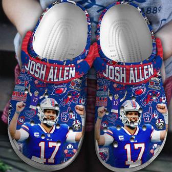 Buffalo Bills Josh Allen Nfl Sport Crocs Crocband Clogs Shoes | Favorety AU