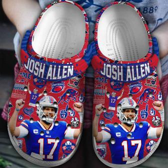 Buffalo Bills Josh Allen Nfl Sport Crocs Crocband Clogs Shoes | Favorety AU