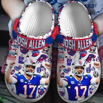 Buffalo Bills Josh Allen Nfl Sport Crocs Crocband Clogs Shoes | Favorety