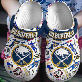 Buffalo Sabres Nhl Sport Crocs Crocband Clogs Shoes | Favorety