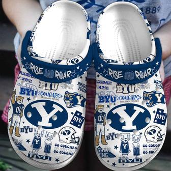 Byu Cougars Ncaa Sport Crocs Crocband Clogs Shoes | Favorety UK