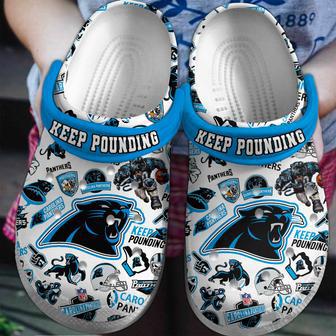 Carolina Panthers Nfl Sport Crocs Crocband Clogs Shoes | Favorety DE