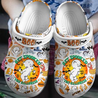 Casper The Friendly Ghost Movie Crocs Crocband Clogs Shoes - Monsterry