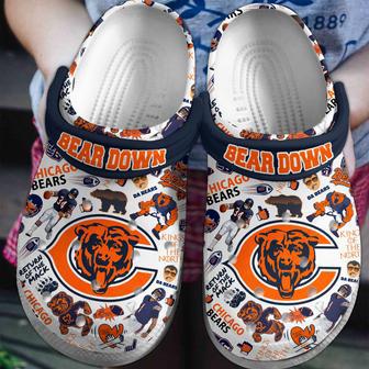 Chicago Bears Nfl Sport Crocs Crocband Clogs Shoes | Favorety