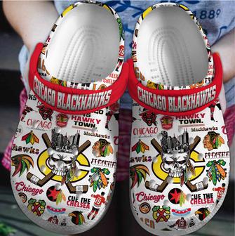 Chicago Blackhawks Nhl Sport Crocs Crocband Clogs Shoes | Favorety UK