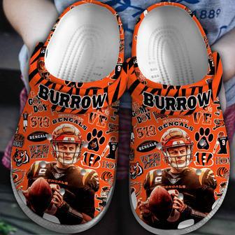 Cincinnati Bengals Burrow Nfl Sport Crocs Crocband Clogs Shoes | Favorety DE