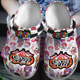 Circus Staff Clowns The Amazing Digital Circus Cartoon Crocs Crocband Clogs Shoes - Monsterry AU