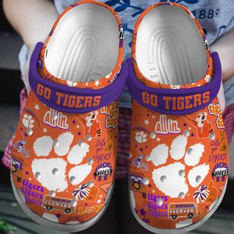 Clemson Tigers Ncaa Sport Crocs Crocband Clogs Shoes | Favorety DE