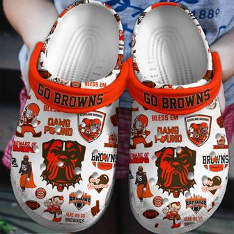 Cleveland Browns Nfl Sport Crocs Crocband Clogs Shoes | Favorety DE