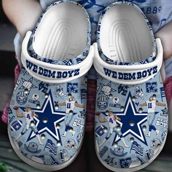 Dallas Cowboys Nfl Sport Crocs Crocband Clogs Shoes | Favorety