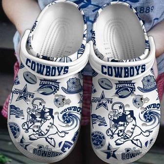 Dallas Cowboys Nfl Sport Crocs Crocband Clogs Shoes | Favorety UK