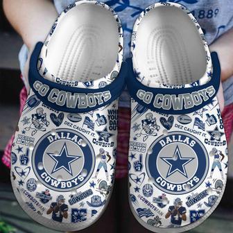 Dallas Cowboys Nfl Sport Crocs Crocband Clogs Shoes | Favorety UK