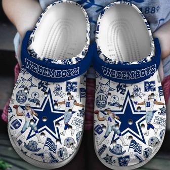 Dallas Cowboys Nfl Sport Crocs Crocband Clogs Shoes | Favorety