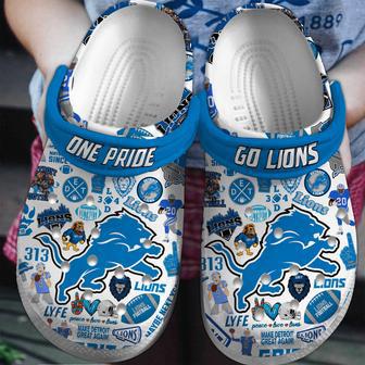 Detroit Lions Nfl Sport Crocs Crocband Clogs Shoes | Favorety AU