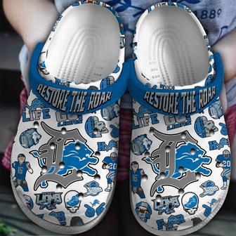 Detroit Lions Nfl Sport Crocs Crocband Clogs Shoes | Favorety DE