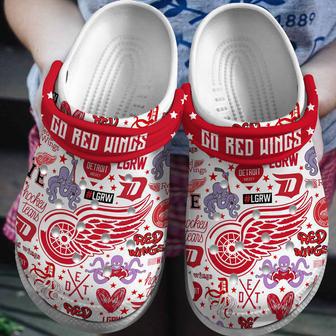 Detroit Red Wings Nhl Sport Crocs Crocband Clogs Shoes | Favorety UK