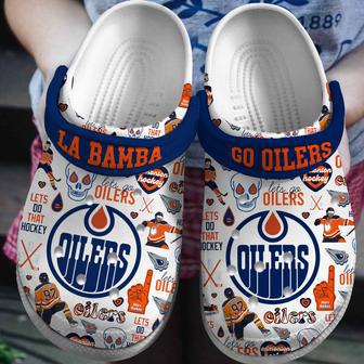 Edmonton Oilers Nhl Sport Crocs Crocband Clogs Shoes | Favorety