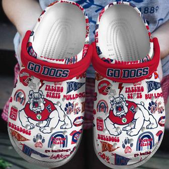 Fresno State Bulldogs Ncaa Sport Crocs Crocband Clogs Shoes | Favorety UK