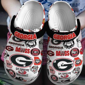 Georgia Bulldogs Ncaa Sport Crocs Crocband Clogs Shoes | Favorety AU