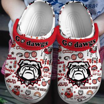 Georgia Bulldogs Ncaa Sport Crocs Crocband Clogs Shoes | Favorety DE