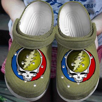 Grateful Dead Music Crocs Crocband Clogs Shoes | Favorety