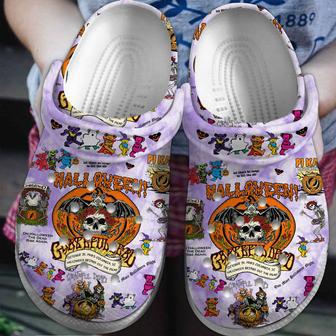 Grateful Dead Music Crocs Crocband Clogs Shoes | Favorety