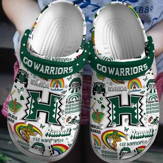 Hawai'i Rainbow Warriors Ncaa Sport Crocs Crocband Clogs Shoes | Favorety CA