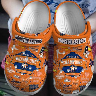 Houston Astros Mlb Sport Crocs Crocband Clogs Shoes | Favorety