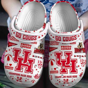 Houston Cougars Ncaa Sport Crocs Crocband Clogs Shoes | Favorety