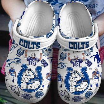 Indianapolis Colts Nfl Sport Crocs Crocband Clogs Shoes | Favorety