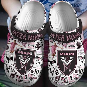 Inter Miami Cf Mls Sport Crocs Crocband Clogs Shoes | Favorety AU