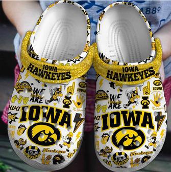 Iowa Hawkeyes Ncaa Sport Crocs Crocband Clogs Shoes | Favorety