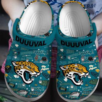 Jacksonville Jaguars Nfl Sport Crocs Crocband Clogs Shoes | Favorety