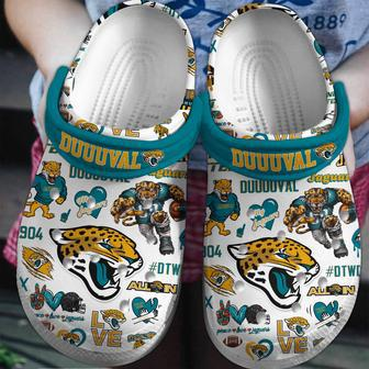 Jacksonville Jaguars Nfl Sport Crocs Crocband Clogs Shoes | Favorety UK