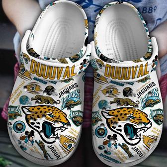 Jacksonville Jaguars Nfl Sport Crocs Crocband Clogs Shoes | Favorety