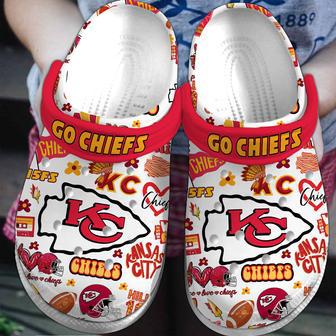 Kansas City Chiefs Nfl Sport Crocs Crocband Clogs Shoes | Favorety