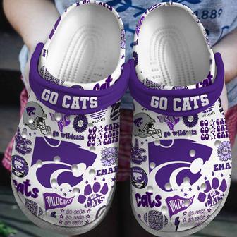 Kansas State Wildcats Ncaa Sport Crocs Crocband Clogs Shoes | Favorety