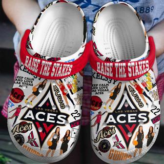 Las Vegas Aces Nba Sport Crocs Crocband Clogs Shoes | Favorety