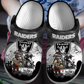 Las Vegas Raiders Nfl Sport Crocs Crocband Clogs Shoes | Favorety UK