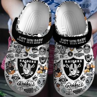 Las Vegas Raiders Nfl Sport Crocs Crocband Clogs Shoes | Favorety AU