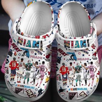 Lionel Messi Miami Sport Crocs Crocband Clogs Shoes | Favorety AU