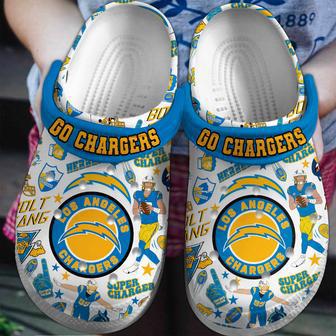 Los Angeles Chargers Nfl Sport Crocs Crocband Clogs Shoes | Favorety DE