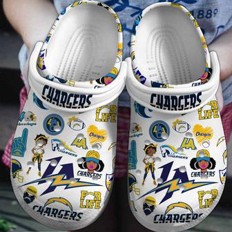 Los Angeles Chargers Nfl Sport Crocs Crocband Clogs Shoes | Favorety AU