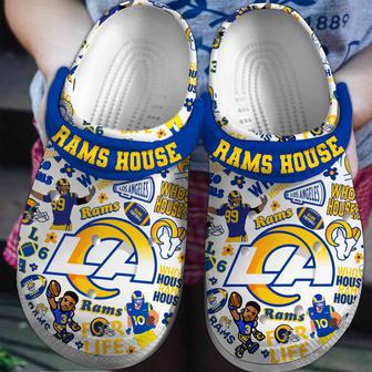 Los Angeles Rams Nfl Sport Crocs Crocband Clogs Shoes | Favorety