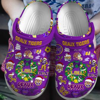 Lsu Tigers Ncaa Sport Crocs Crocband Clogs Shoes | Favorety UK