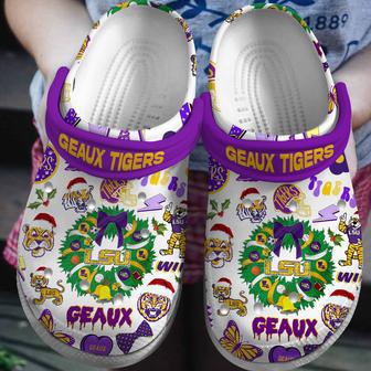 Lsu Tigers Ncaa Sport Crocs Crocband Clogs Shoes | Favorety